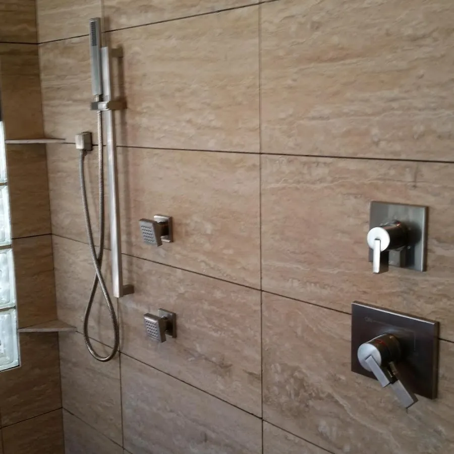 Shower fixture installation for Water Heater Installation in Quincy